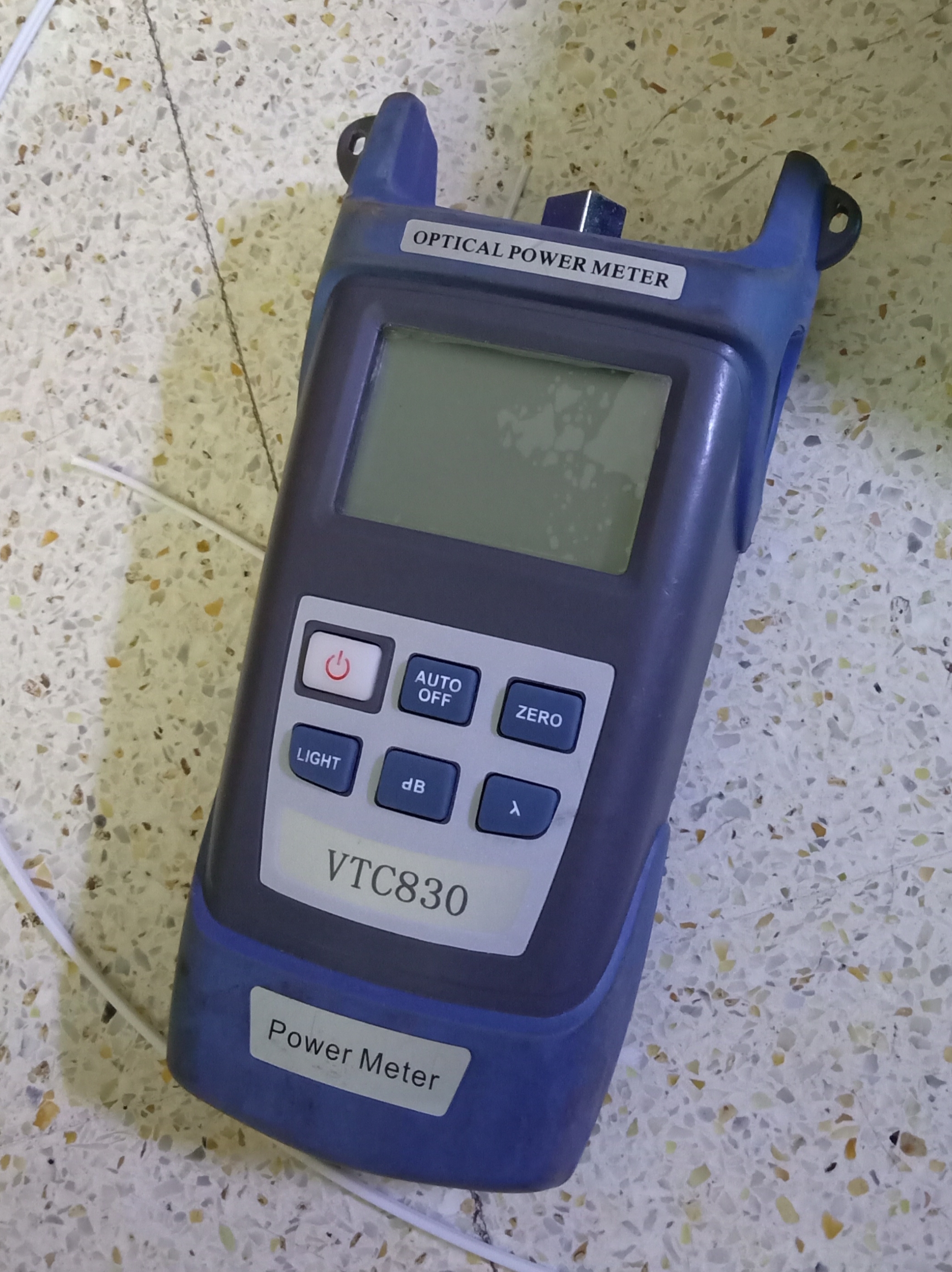 Optical power meter for fibre optic testing